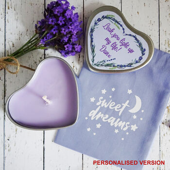 Personalised Sweet Dreams Lavender Candle, 3 of 3