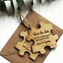 Jigsaw Wooden Save The Date, thumbnail 4 of 4