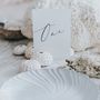 Charlotte Table Number And Name Cards, thumbnail 1 of 3