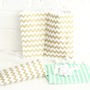 Gold Print Patterned Paper Bags, thumbnail 6 of 11