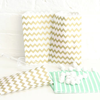 Gold Print Patterned Paper Bags, 6 of 11