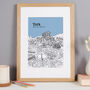 Personalised York Print, thumbnail 1 of 10