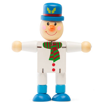 Christmas Wooden Flexi Figures, 2 of 5