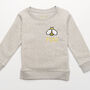 'Bee You' Embroidered Organic Children's Sweatshirt, thumbnail 8 of 10