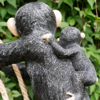 Garden Hanging Monkey And Baby, 2 of 3