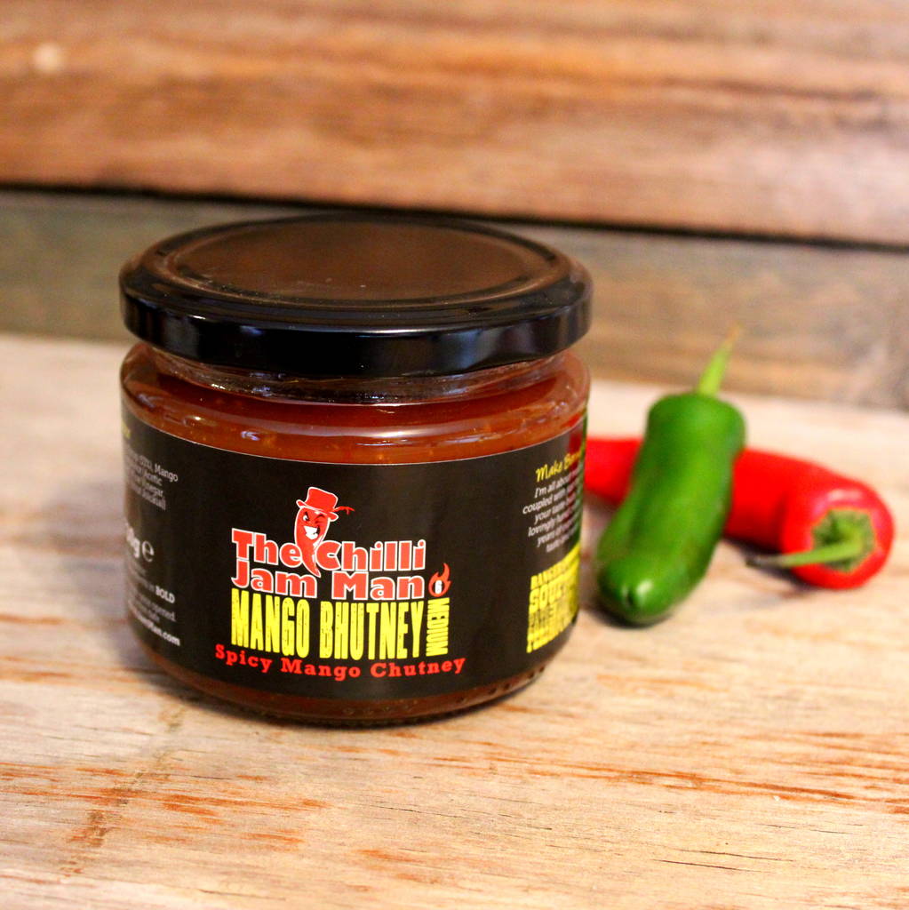 mango bhutney chilli dip by the chilli jam man