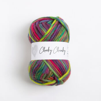 Ellie Rainbow Cushion Easy Knitting Kit, 6 of 8