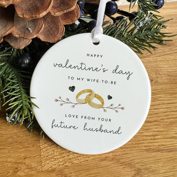 Valentine’s Day Ornament For Wife To Be, 4 of 7