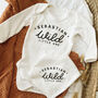 Wild Little One Personalised Adventure Baby Vest, thumbnail 1 of 5