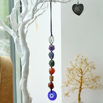 Chakra Gemstone Hanging Decoration | Evil Eye Protection, 2 of 5