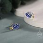 Sterling Silver Blue Tang Fish Stud Earring, thumbnail 6 of 12