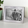 Personalised Silver Plated 7x5 Landscape Photo Frame, thumbnail 3 of 8