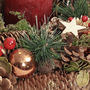 Stars And Baubles Christmas Candle Table Centrepiece, thumbnail 4 of 4