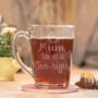 Personalised Tea Riffic Glass Tea Mug, thumbnail 1 of 5
