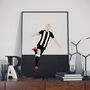 Anthony Gordon Newcastle Football Print, thumbnail 1 of 4