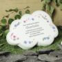 Personalised Floral Resin Memorial Cloud, thumbnail 4 of 4