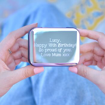 Luxury 60th Birthday 1966 Sixpence Birthstone Necklace, 7 of 8