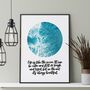 Life Is Like The Ocean Inspirational Print, thumbnail 4 of 5