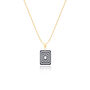 Matching Earrings And Necklace Set | White And Navy, thumbnail 4 of 10