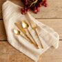 Paris Gold Stainless Steel Cutlery Sets X16/24 Pieces, thumbnail 1 of 6