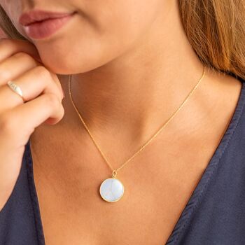 Mother Of Pearl Zodiac Constellation Necklace, 2 of 12