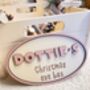 Christmas Eve Box Name Sign Personalised Kid Crate Sign, thumbnail 2 of 10