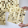 Shimmer Wall Gold Backdrop Panels, thumbnail 2 of 4