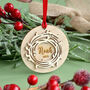Personalised Wreath Christmas Bauble Decoration, thumbnail 1 of 3