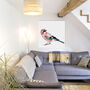 Inky Jay Bird Canvas Gallery Print, thumbnail 1 of 8