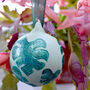 Ceramic Hand Painted Monstera Leaf Bauble, thumbnail 3 of 6