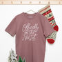 Parent And Child 'On The Nice List' T Shirt Set, thumbnail 4 of 10