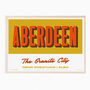Personalised Aberdeen Retro Favourite City Print, thumbnail 2 of 7