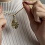 Personalised Gold Initial Photo Locket Necklace, thumbnail 2 of 7