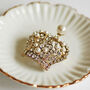 Vintage Style Golden Crown Brooch, thumbnail 1 of 6