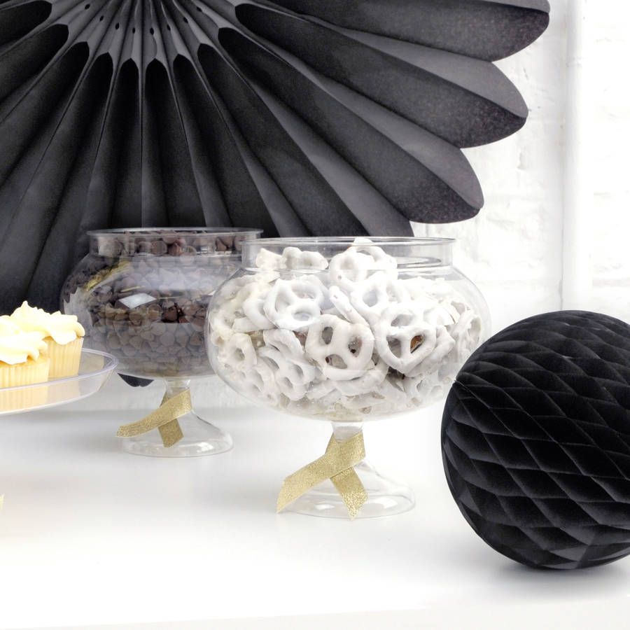 round pedestal sweets jar by peach blossom