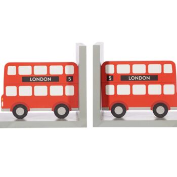 Personalised London Bus Bookends, 4 of 4