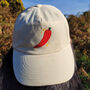 Chilli And Sparkles Embroidered Cream Hat, thumbnail 1 of 8