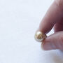 Champagne Faux Pearl Modesty Pin, thumbnail 6 of 10