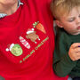 Christmas Dinner Family Twinning Personalised Jumper, thumbnail 1 of 4