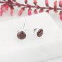 Sterling Silver Birthstone Stud Earrings, thumbnail 4 of 12