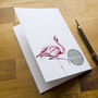 Inky Flamingo Notebook, thumbnail 6 of 8