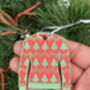 Christmas Jumper Tree Decoration, thumbnail 4 of 4