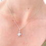 Sterling Silver Turtle Pendant Necklace, thumbnail 2 of 6