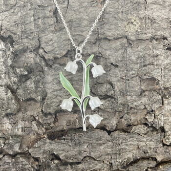 Lily Of The Valley Flowers Necklace, 2 of 5