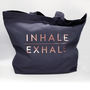 'Inhale/Exhale' Tote Bag, thumbnail 1 of 2
