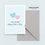 Personalised Pink Heart Father's Day Card, thumbnail 2 of 4
