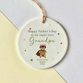 Father's Day Superhero Ceramic Keepsake, 5 of 5