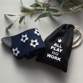 Personalised Bamboo Football Socks Gift, 3 of 3