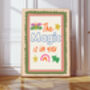 Nursery Quote 'The Magic is in you' Art Print, thumbnail 1 of 4