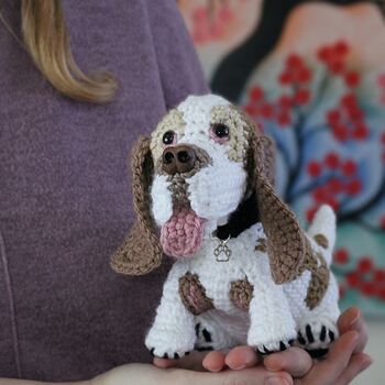 Personalised Crocheted Cuddly Toy Of Your Dog, 10 of 12